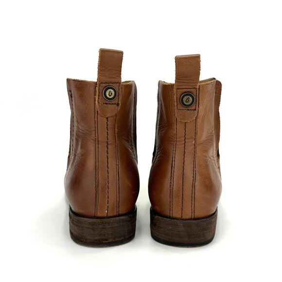 Olukai Malie Women Brown Ankle Boot Size 7 Leather Low Block Heel Chelsea Bootie - Picture 5 of 13